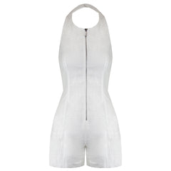 Armani Exchange Womens Off White Jumpsuit