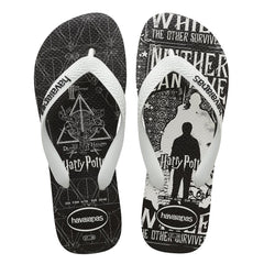 Havaianas Top Harry Potter Mens Black/White Flip-Flops