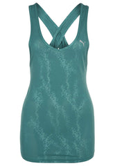 Puma WT Mesh It Up Layer Womens Vest Top Tank Blue 513112 02 DD15