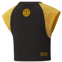 Puma x Gold's Gym Logo Womens Black Crop Top