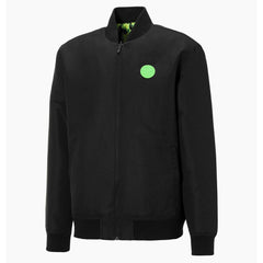 Puma x Santa Cruz Mens Black Varsity Reversible Bomber Jacket
