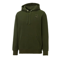 Puma x Maison Kitsune Mens Dark Green Hoodie