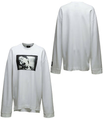 Puma Fenty X Rihanna Long Sleeve Graphic Crew T-Shirt Sweatshirt 573189 02 R11i