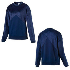 Puma Archive Womens Fabric Block Blue Jumper