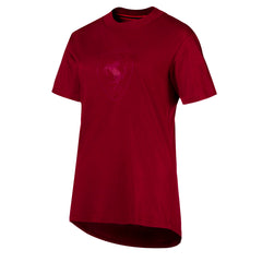 Puma Ferrari Big Shield Womens Red T-Shirt