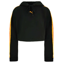 Puma x Rihanna Fenty Womens Black Cropped Hoodie