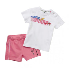 Puma x Sega Kids White/Pink Set