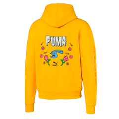 Puma x Randomevent Mens Yellow Hoodie