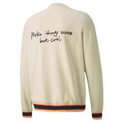 Puma x Randomevent Mens Beige Sweater
