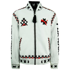 Puma x Jahnkoy Reversible Mens Black/White Bomber Jacket