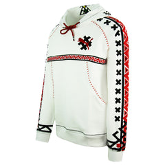 Puma x Jahnkoy Graphic Mens White Hoodie