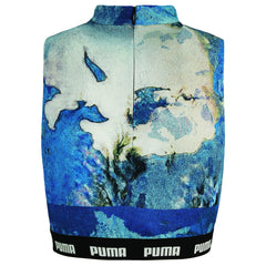 Puma x Central Saint Martins AOP Womens Blue Crop Top