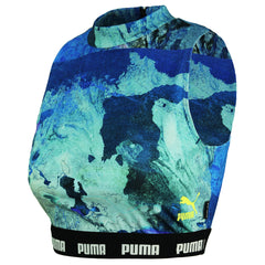 Puma x Central Saint Martins AOP Womens Blue Crop Top