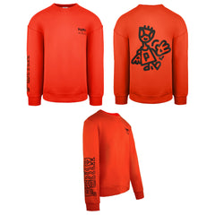 Puma x Mr Doodle Mens Red Sweatshirt