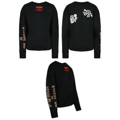 Puma x Mr Doodle Mens Black Sweatshirt