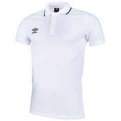 Umbro Pique Mens White Polo Shirt