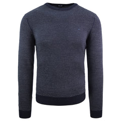 Eden Park Paris Printed Mens Navy Sweater