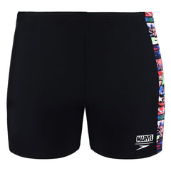 Speedo Marvel Avengers Kids Black Swimming Trunks