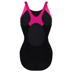 Speedo Boom Splice Kids Black Swimming Costume