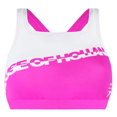 Speedo Printed House Of Holland Womens Pink/White Two Pieces Bikini Set
