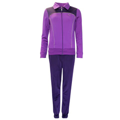 Puma Logo Womens Purple Tracksuit