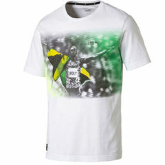 Puma Usain Bolt Graphic Mens White T-Shirt