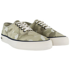 SeaVees Legend Mens Camo Beige Plimsolls