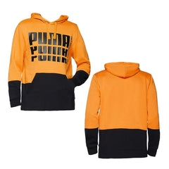 Puma Rebel Up Mens Orange/Black Hoodie