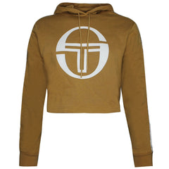 Sergio Tacchini Goran Womens Camel Cropped Hoodie