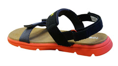 Toms Ray Kids Black Sandals