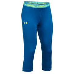 Under Armour HeatGear Kids Blue Leggings