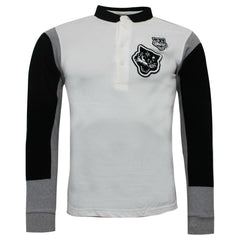 Asics Onitsuka Tiger Mens White/Black Polo Shirt