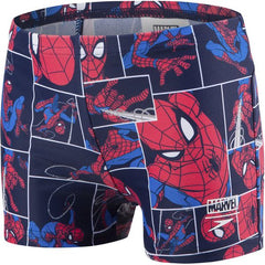 Speedo Marvel Spiderman Kids Red/Navy Swimming Trunks