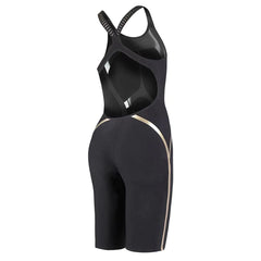 Speedo Fastskin LZR Racer X Openback Kneeskin Womens Black/Gold Swimwear