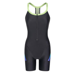 Speedo Hydrosense Kneesuit Womens Black/Green Swimwear