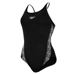 Speedo Muscleback Womens Black Swimming Costume