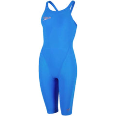 Speedo Fastskin LZR Element Openback Kneeskin Womens Blue Swimwear