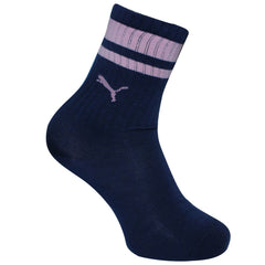 Puma Long Navy Shoe Liner Socks