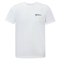 Ben Sherman Logo Mens White T-Shirt