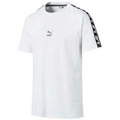 Puma Mens XTG Short Sleeve Tee Casual Taped T-Shirt White 595309 02