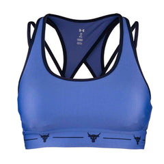 Under Armour x Project Rock Womens Blue Sports Bra