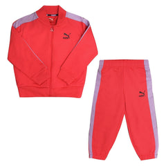 Puma Traditional Kids Pink Tracksuit