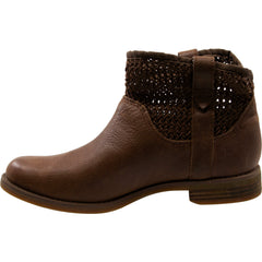Timberland Savin Hill Open Weave Womens Brown Ankle Boots