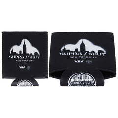 Supra New York City Black White Shut Kozzie Cup Holder