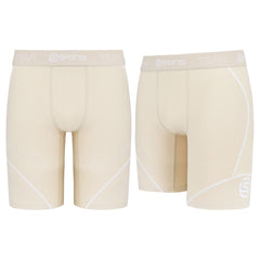 Skins DNAmic Mens Natural Beige Compression Shorts