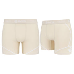 Skins DNAmic Mens Natural Beige Compression Shorts