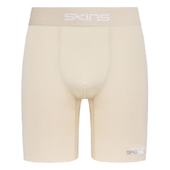 Skins DNAmic Force Mens Natural Beige Compression Shorts