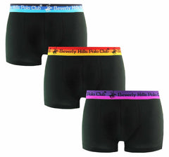 Beverly Hills Polo Club Mens 3-Pack Trunks