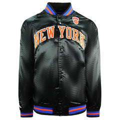 Mitchell & Ness New York Knicks Lightweight Satin Jacket Mens STJKMG18013 NYKBLK1