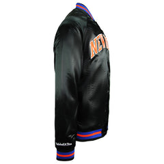 Mitchell & Ness New York Knicks Lightweight Satin Jacket Mens STJKMG18013 NYKBLK1